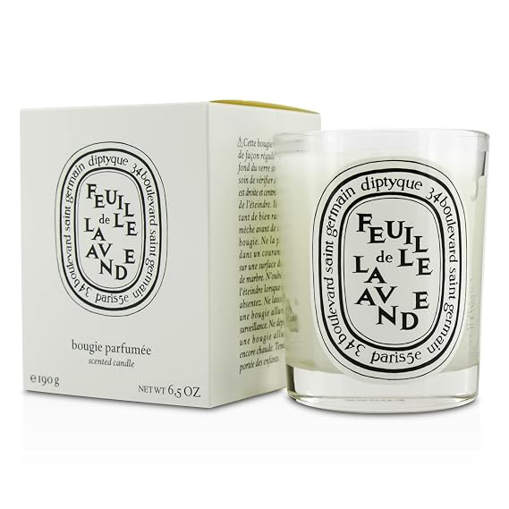 Diptyque Feuille de Lavande Scented Candle Unisex Candle 6.5 oz