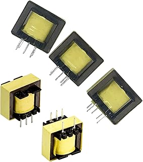 Dynwave 5 peças ee16 transformador de áudio compacto leve metal multiuso transformador de acoplamento para transmissão escolar doméstica