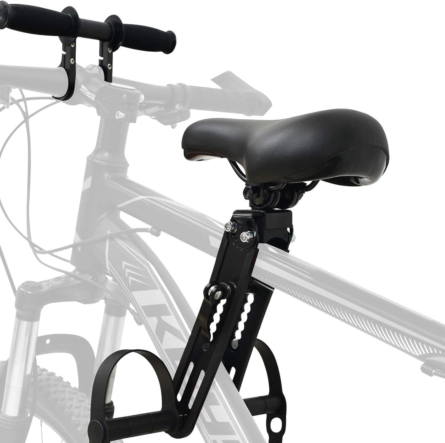 Fuutilake Kids Bike Seat & Armrest for Mountain Bikes,Kids Bike Seat,Bicycle Seat Toddler,Mountain Bikes Accessories Front Mounted Child Bike Seat for Children 2-5 Years (style A)