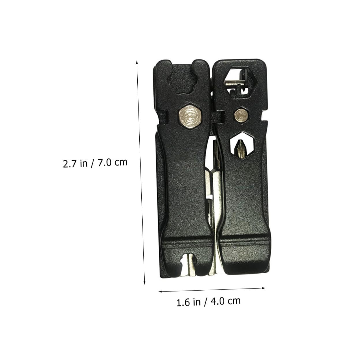 2 Pezzi Strumento Riparazione Bici Multi in Carbonio Design Kit Manutenzione Portatile per Altri Utensili e Facile Trasportare