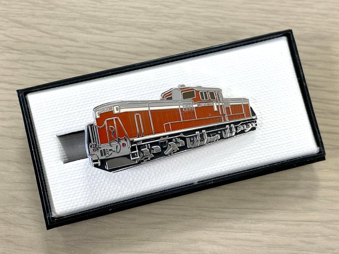 E F5861 列車デザイン ネクタイピン　ケース付き Amazon.co.jp: DD51 ディーゼル機関車 ネクタイピン : ファッション