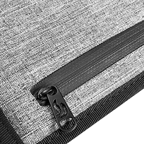 Roll Up Smell Proof Bag 7"X3.5" Black With Sk9 Premium Odorless Technology #TOP3
