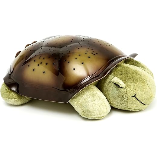 Cloud b Calming Nightlight Star Projector | Gentle Brightness | 3 Colors | 8 Constellations | Auto-Shutoff | Twilight Turtle Green