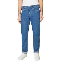 Pepe Jeans Straight Jeans Cash, Blu (Denim-4cb)
