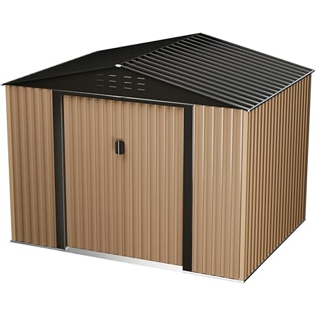 CuisinSmart Metal Outdoor Storage Shed