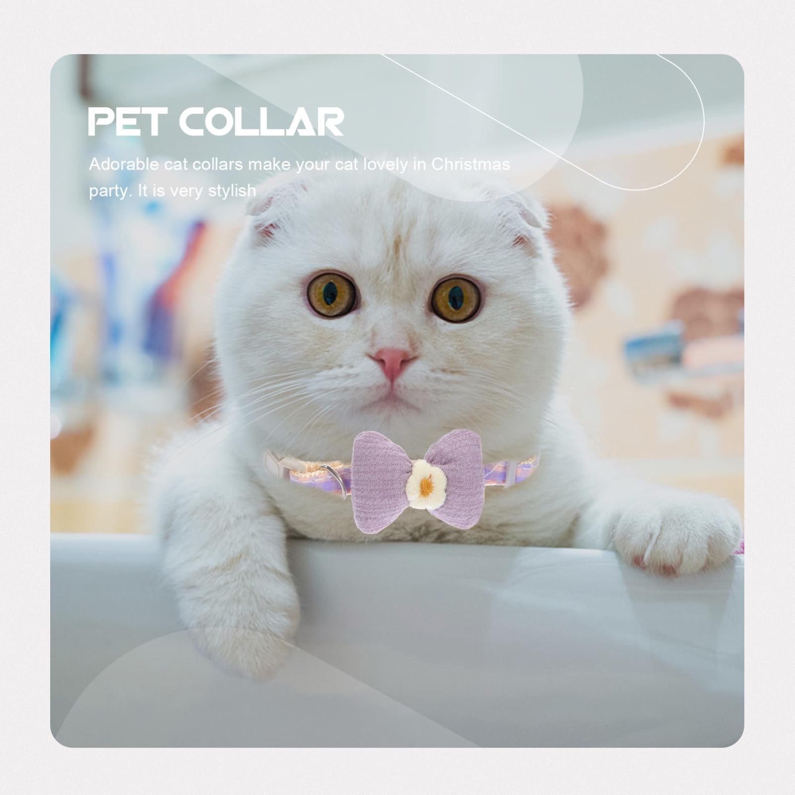 POPETPOP 10stücke Dekoratives Katzenhalsband Mit Schleife Anpassbares Festliches Hundehalsband Für Tägliche Nutzung Und Besondere Anlässe