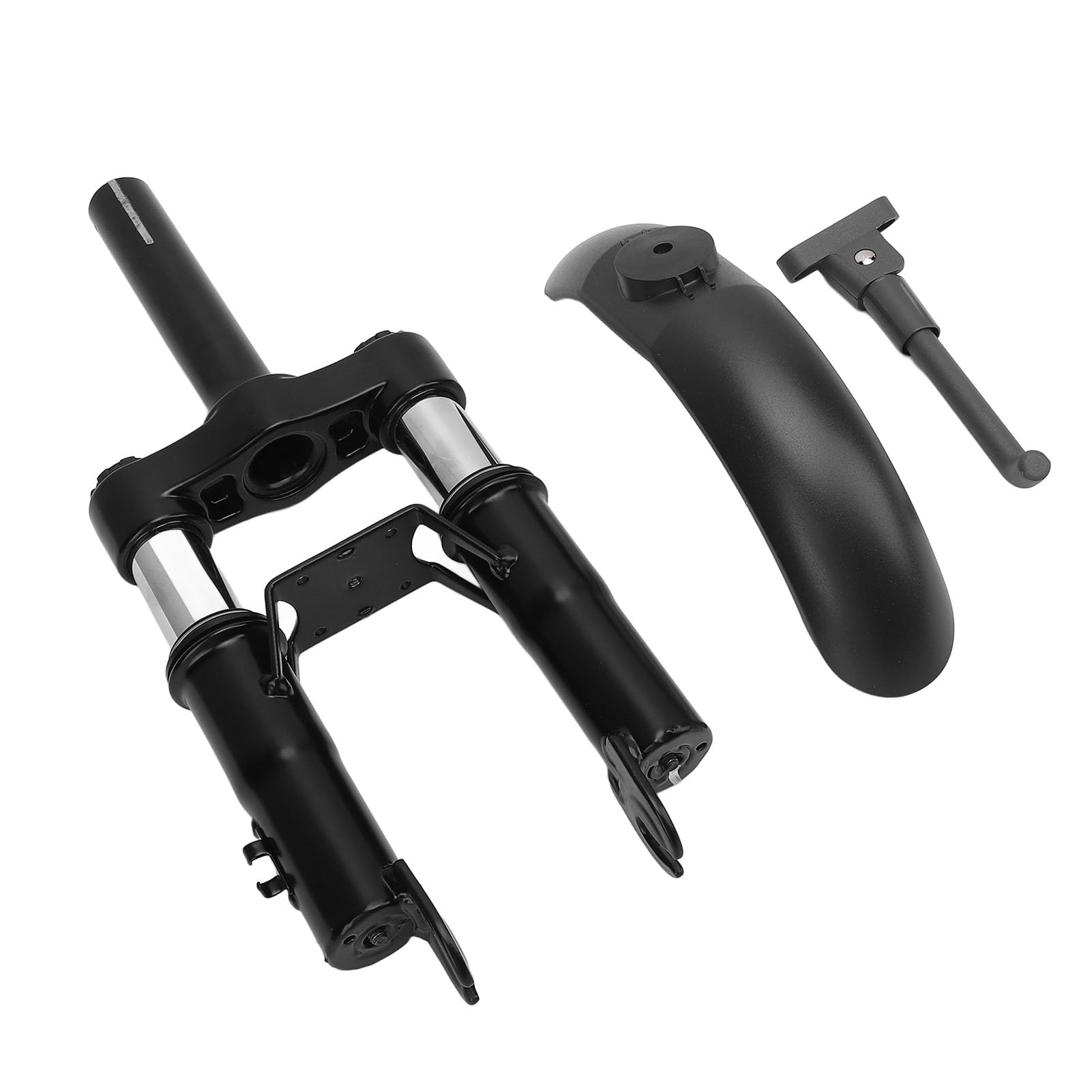 Tbest Kit de Suspensión de Scooter Eléctrico PC de Acero Absorción de Impactos Horquilla Hidráulica Guardabarros Tornillos de Soporte M365 Accesorios para Paseos Más Suaves en Ciudad y