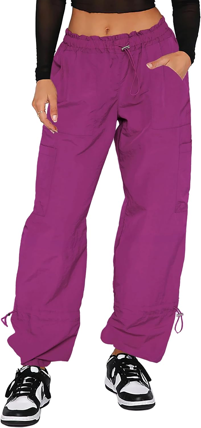 Cargo Pants Women, Parachute Pants for Women, Rave Y2K Festival Outfits Cargo Pants Women, Parachute Pants for Women, Rave Y2K Festival Outfits