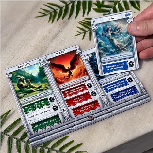 Pantheum: Demigods of Olympia juego de mesa miniatura 5