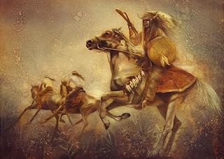 War Party Poster Print - Denton Lund (24 x 18)