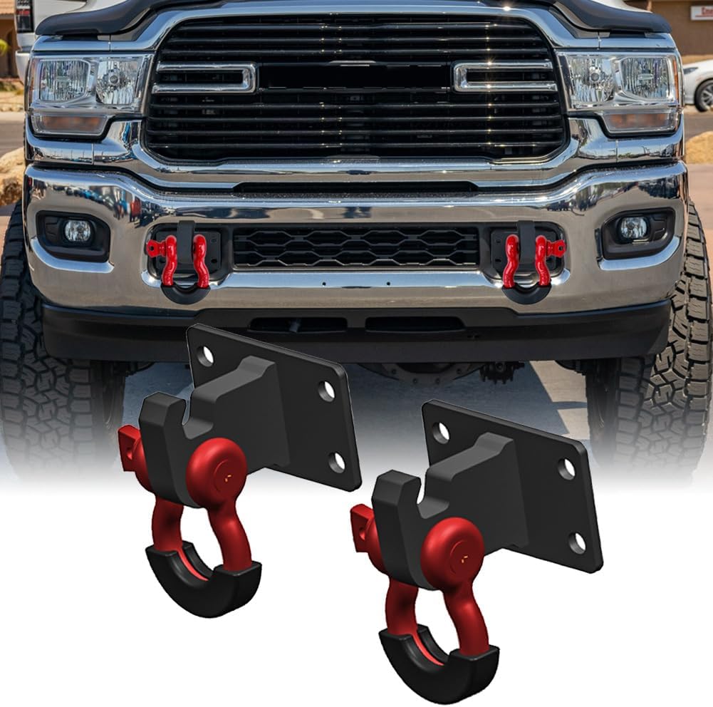 MARSITTER Front Tow Hook Mount Bracket and DRings