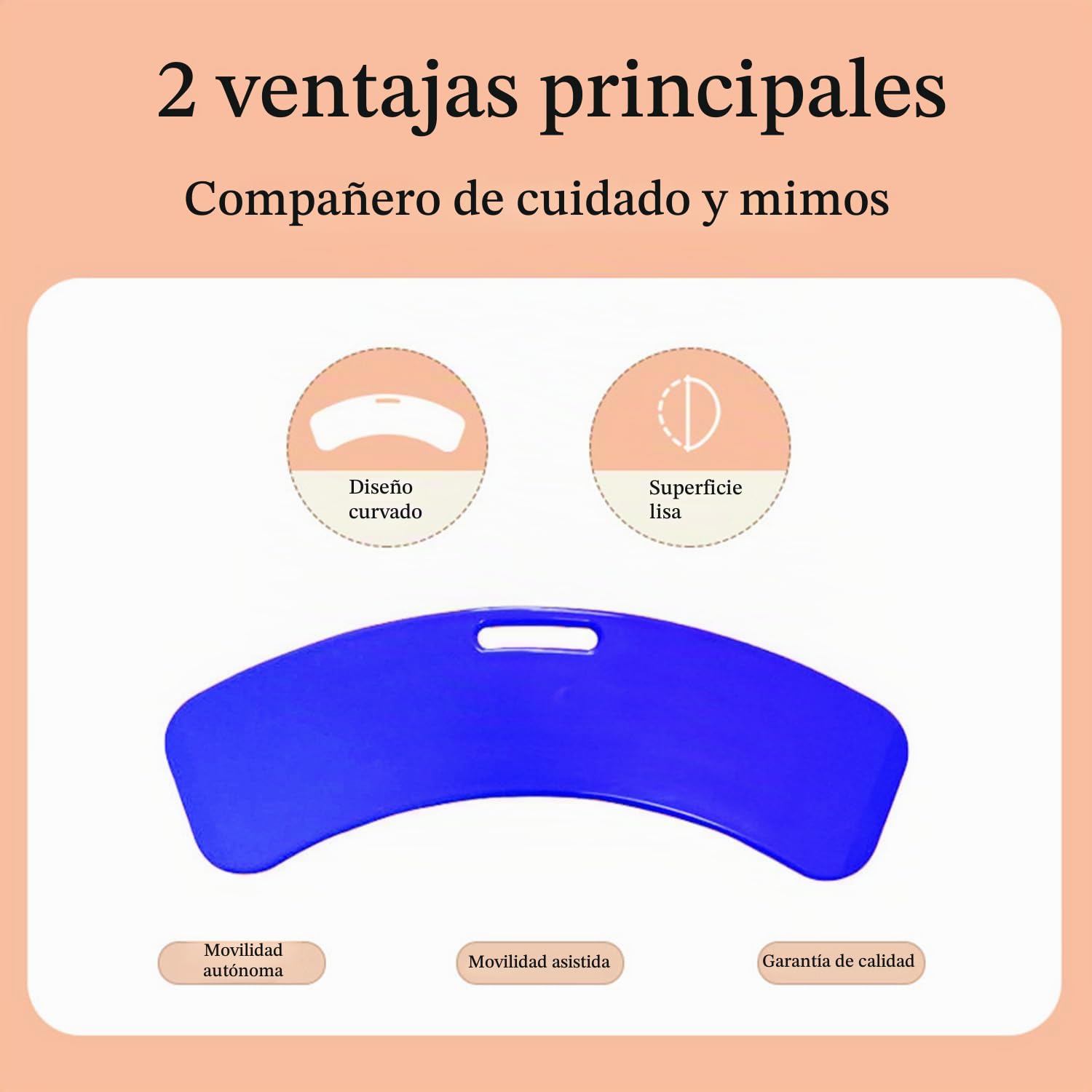 Tabla De Transferencia Deslizante Para Silla De Ruedas,Grúas Para Pacientes,Tablas De Transferencia,Para Personas Con Movilidad Reducida,Tabla Transferencia De Silla De Ruedas a Cama(Azul Profundo)