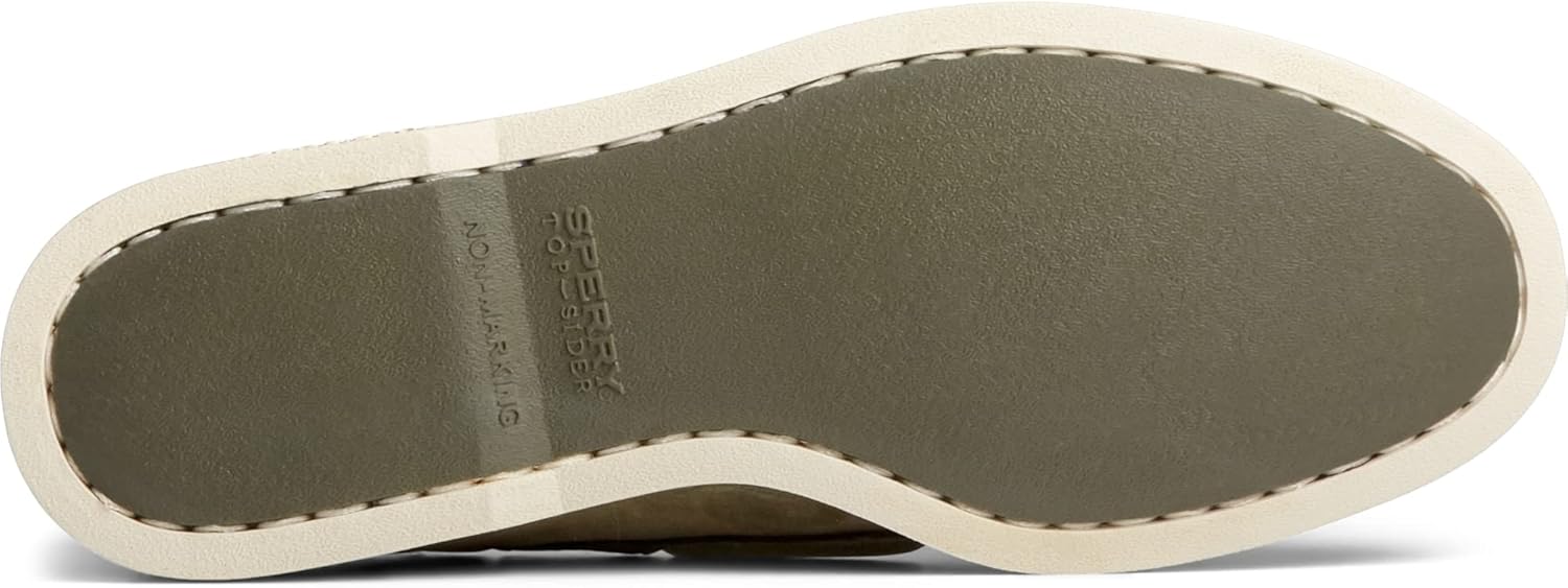 Sperry Top-Sider Authentic Original Leather Boat Shoe Men's 8.5 Olive Surf