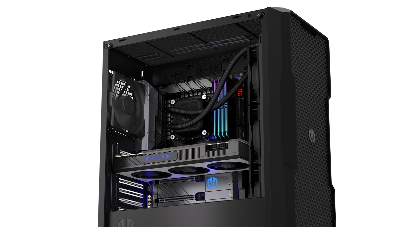 ENDORFY Navis F360 – Refrigerador Líquido AIO para CPU, radiador de 360mm, Bomba PWM, 3X Ventiladores Fluctus 120 PWM, Intel LGA 1700/1200/115x y AMD AM5/AM4
