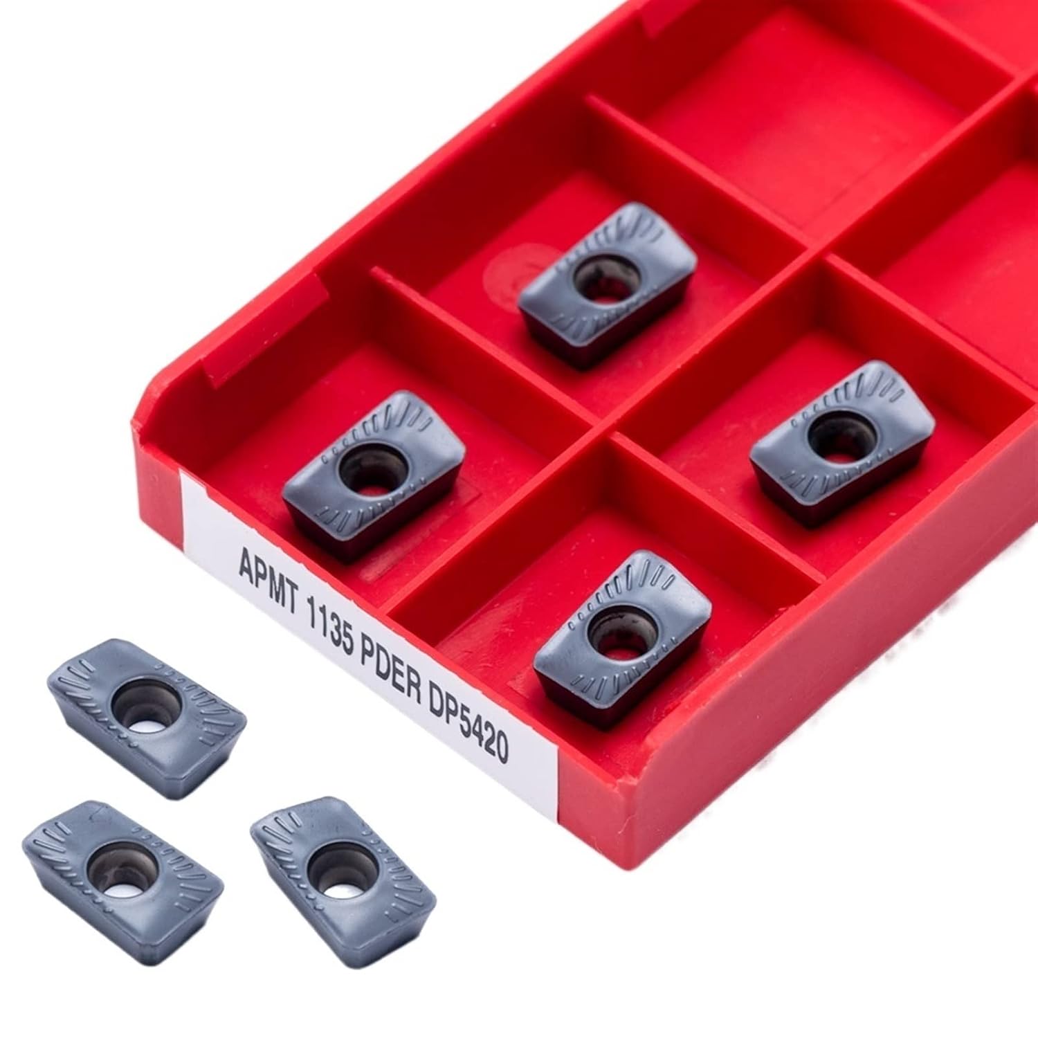 Indexable Carbide Lathe Tool Milling Cutter Lathe Tools CNC APMT1135 PDER DP5320 DP5420 Original External Turning Inserts(APMT1135 DP5420)