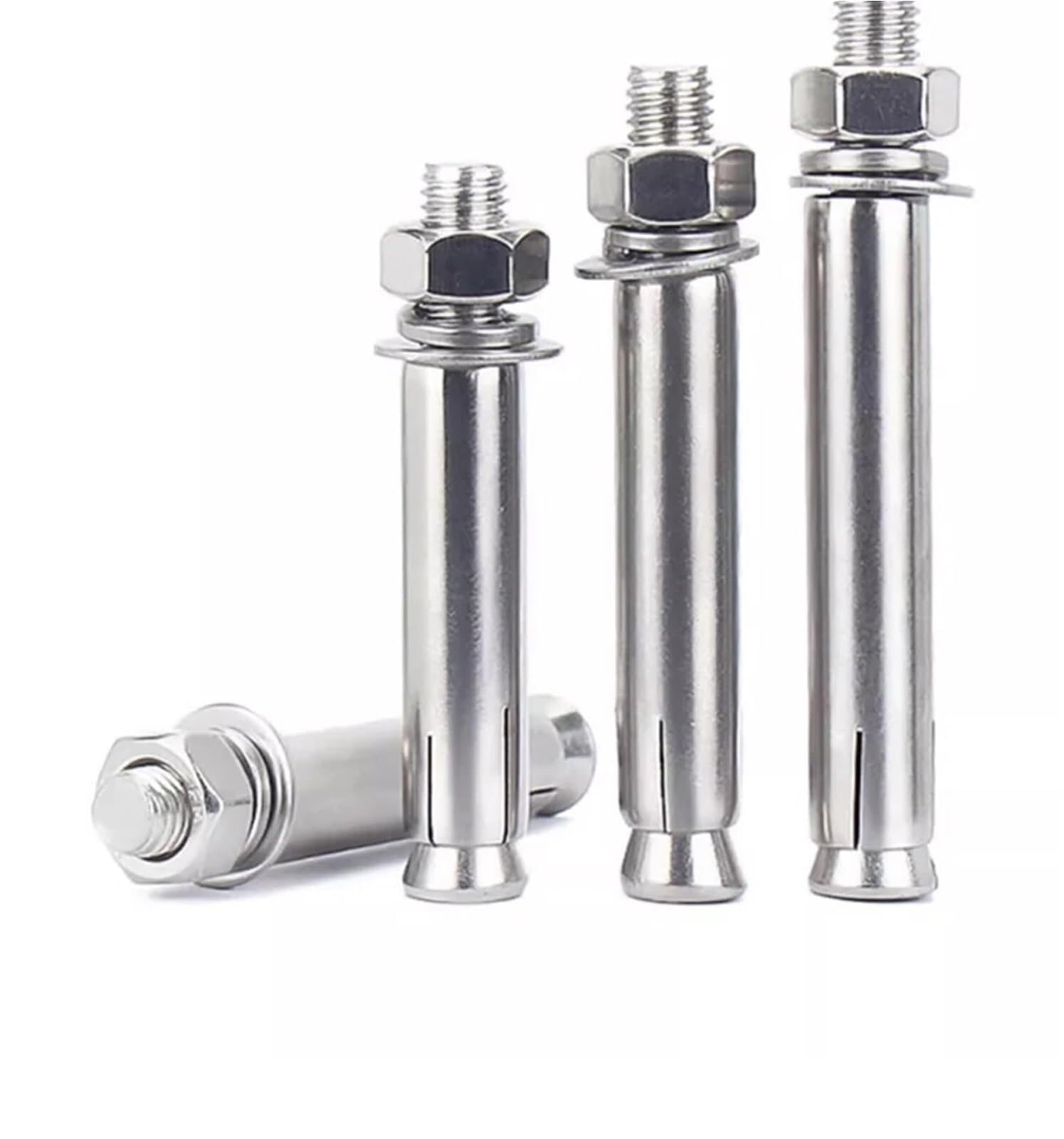 Kotwa Rozporowa M12 Stal Nierdzewna 316 50 Szt | Kotwy Rozporowe M12 - 50 Szt Mocne Kotwy do Betonu ze Stali Nierdzewnej 316(50Pcs,M10x80)