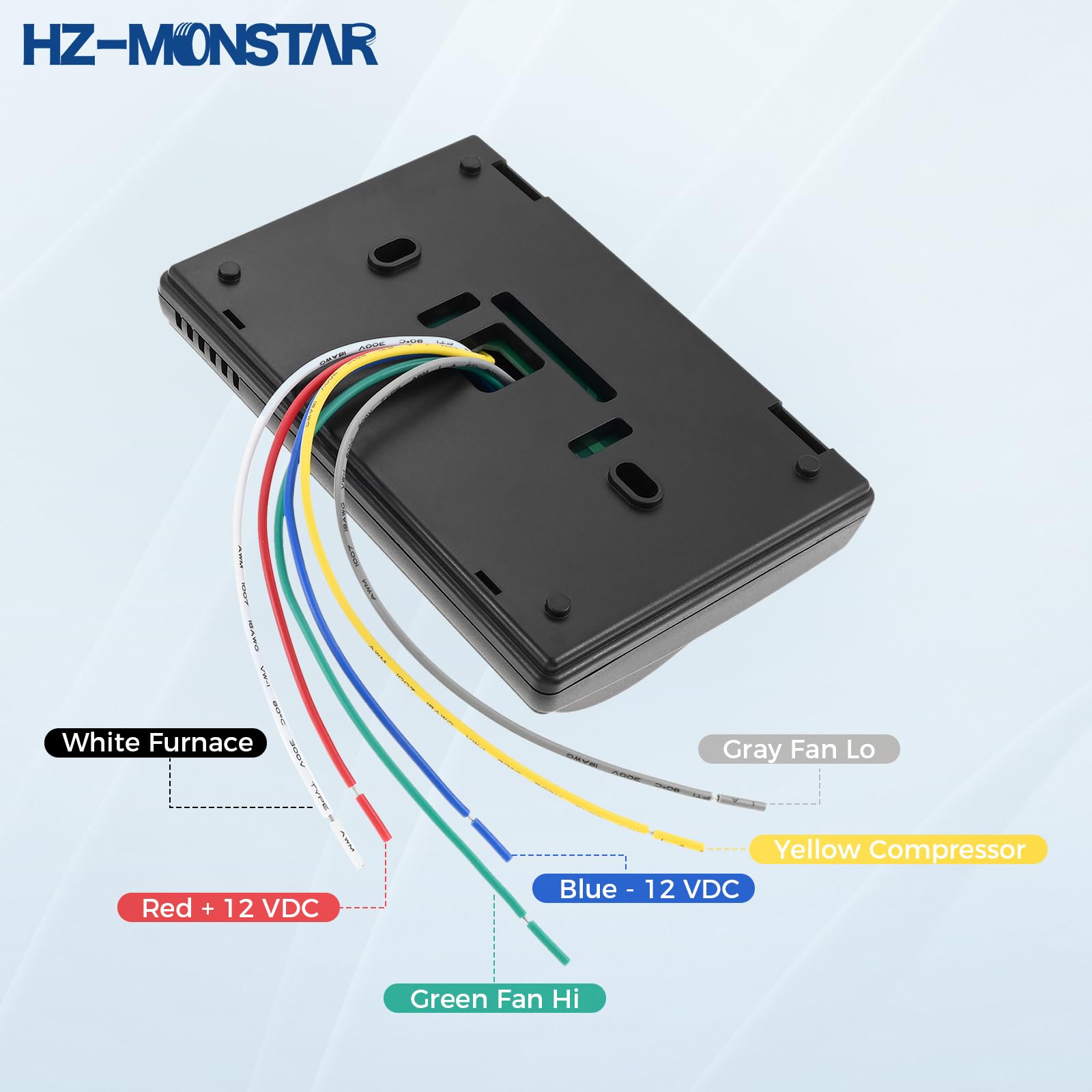 83303862 - Termostato digital de repuesto para termostato de pared T-Stat de calor/frío compatible con termostato Coleman Mach 83303362, ajuste de temperatura de 36.7 °C a 0.6 °C, color