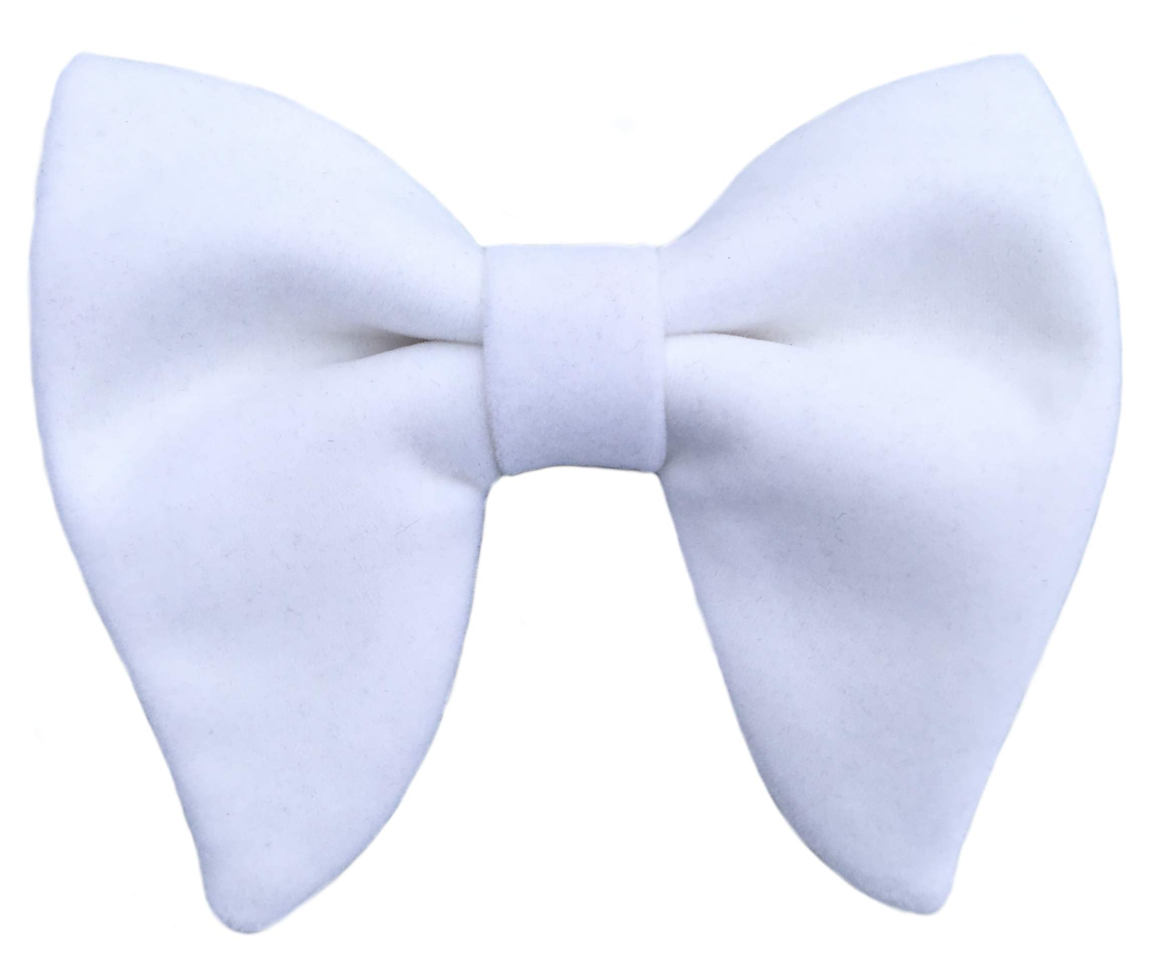 Justar Papillon da uomo pre-legato in velluto oversize con fiore spilla da bavero per abito da smoking matrimonio set papillon
