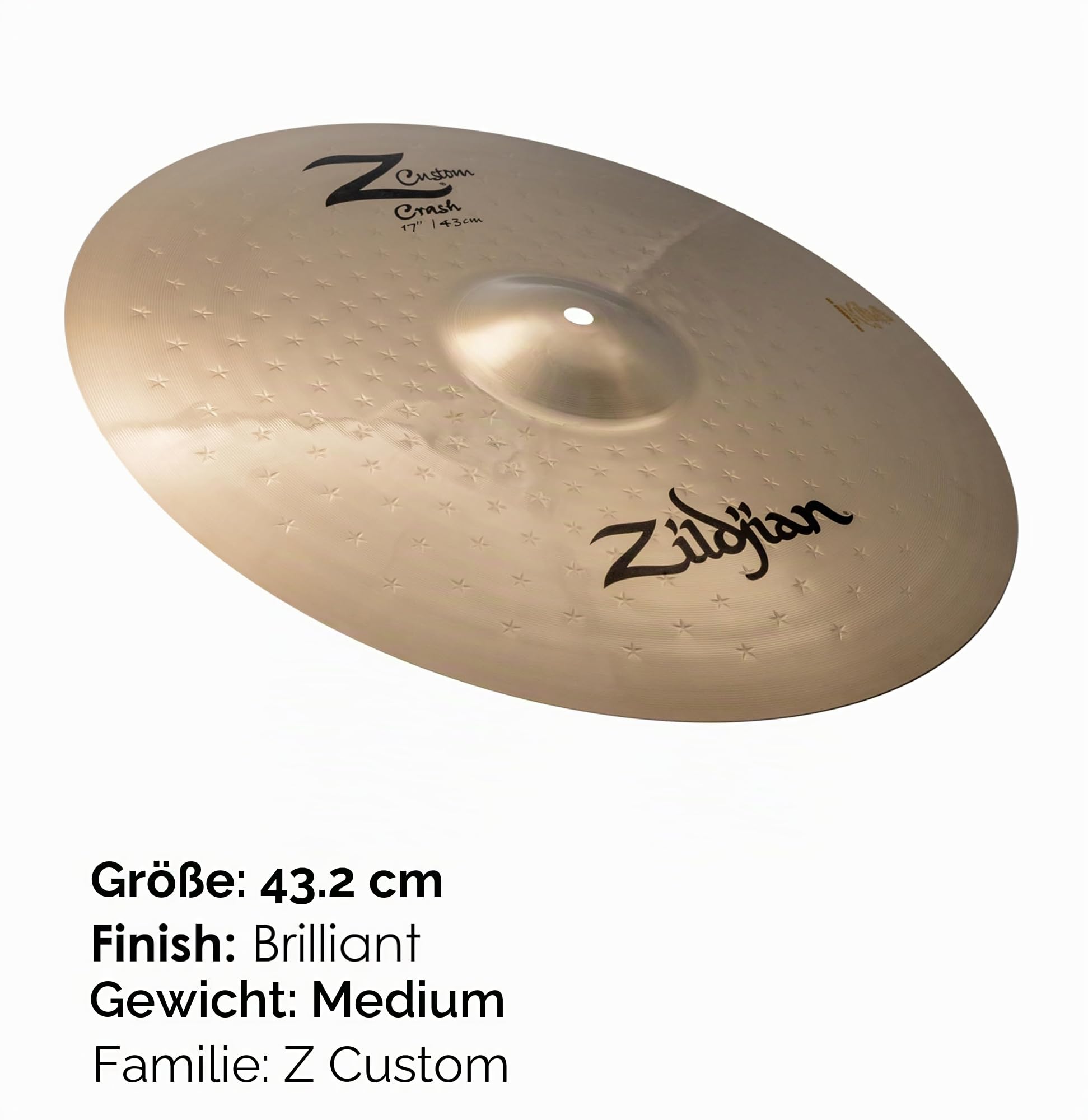Zildjian Z Custom Crash 17" - Crash Becken