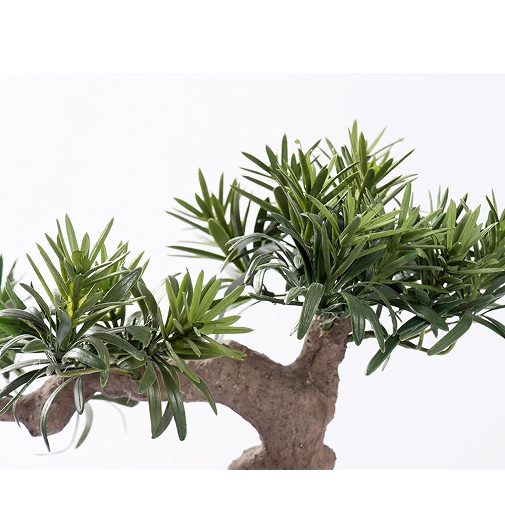 Piante finte Bonsai Artificiale Albero Simulazione Benvenuto Cedro Bonsai Casa Soggiorno Decorazione Marmo Vaso di Fiori Simulazione Piante Verdi Simulazione Simulati