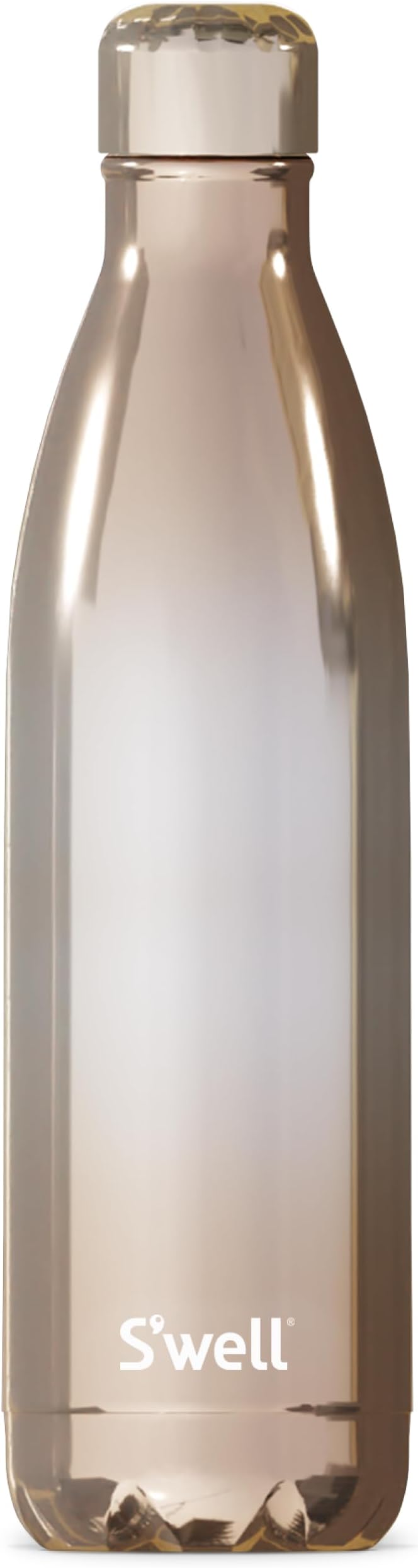 S'well Stainless Steel Water Bottle, 25oz, Rose Gold Ombre, Triple Layered Vacuum Insulated Containers Keeps Drinks Cold for 48 Hours and Hot for 24, BPA Free, Perfect for On the Go