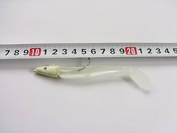 Amazon.co.jp: 魚の頭 ジグヘッド ＋ ワーム 18g 5色 セット