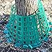 Plant Knight Sapling Protector 6-Pack – Tree Trunk Protector Guards for Garden Plants, Snap-Lock Tree Protectors from Animals, Weed Whacker & Trimmer Shield – Reusable Outdoor Barrier, Green