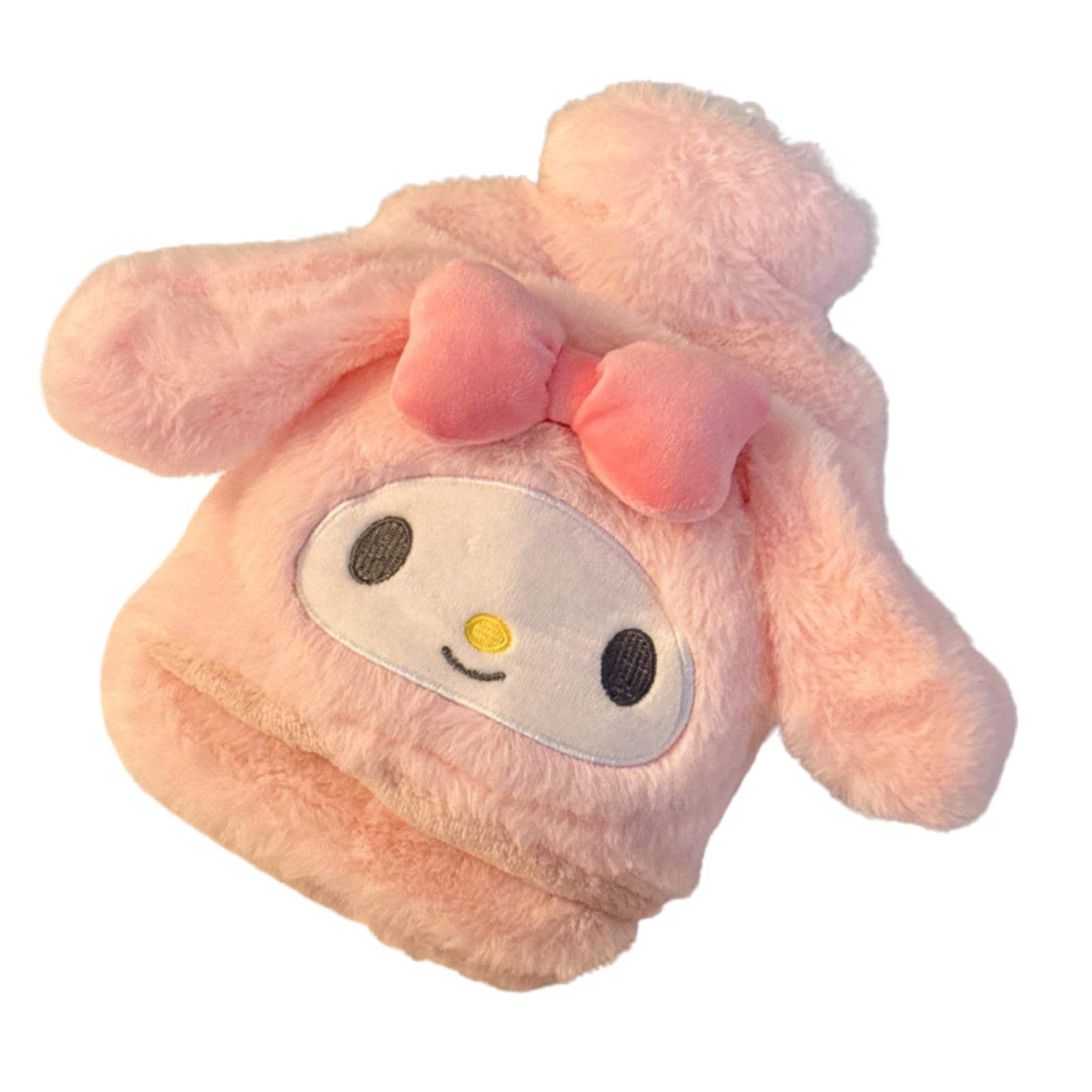Cute Plush Hot Water Bag, Cartoon Hot Water Bottle with Cute Fleece Cover, Kawaii Design Hand Feet Warmer for Pain Relief, Cramps, Cozy Nights Gifts for Girls Boys Cold Winter (Pinky)-image-27