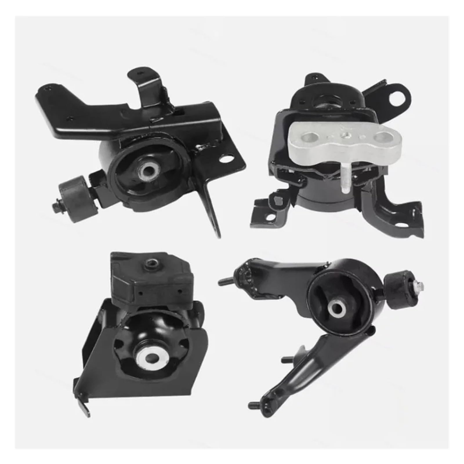 Nokrgqw One Color For Toyota For Corolla Matrix Pontiac 09-13 123050T050 123050T051 1230537070 4Pcs Engine Motor & Trans Mount Set Car Engine Mounts