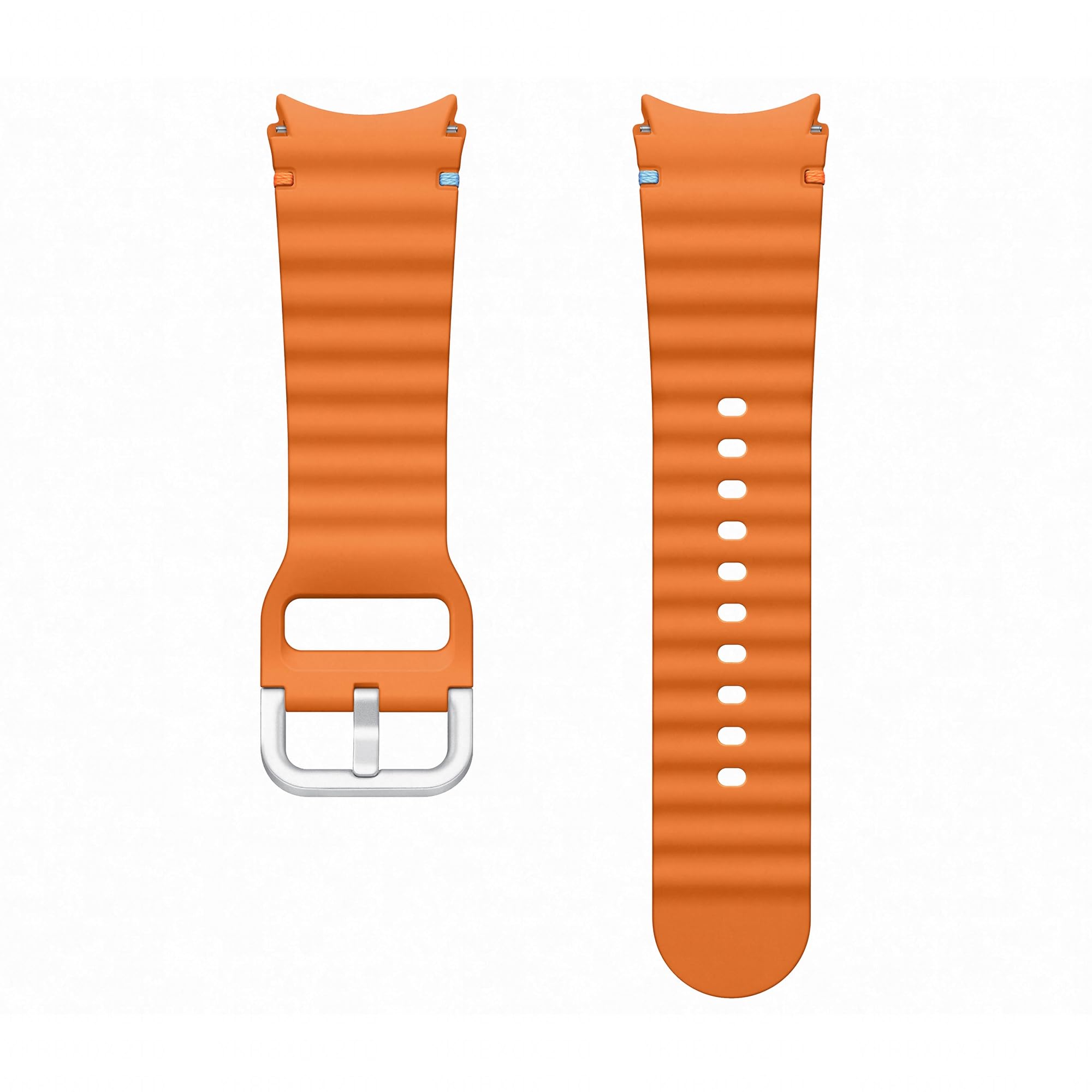 Samsung Sport Band Cinturino sportivo (S/M) per Galaxy Watch4 | Watch5 | Watch6 | Watch FE | Watch7 Series, Orange
