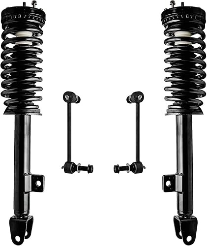 Detroit Axle - Barras estabilizadoras de puntales delanteros RWD para Chrysler 300 Dodge Charger Magnum Complete 2 puntales con resorte helicoidal 2