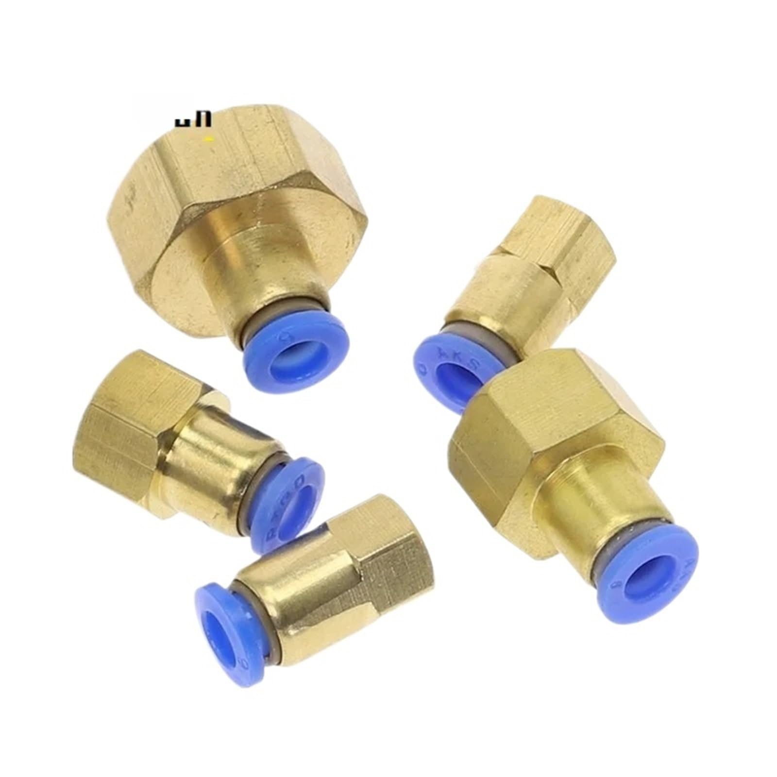 Raccordo per tubo dell'aria da 10 mm, 12 mm, 8 mm, 6 mm, connettore femmina (PCF-6 mm, 1/2")