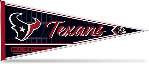 Vista 17 de Rico Industries NFL Football Classic - Banderín de fieltro de 12 x 30 pulgadas para decoración de pared, ideal para el hogar, dormitorio, decoración