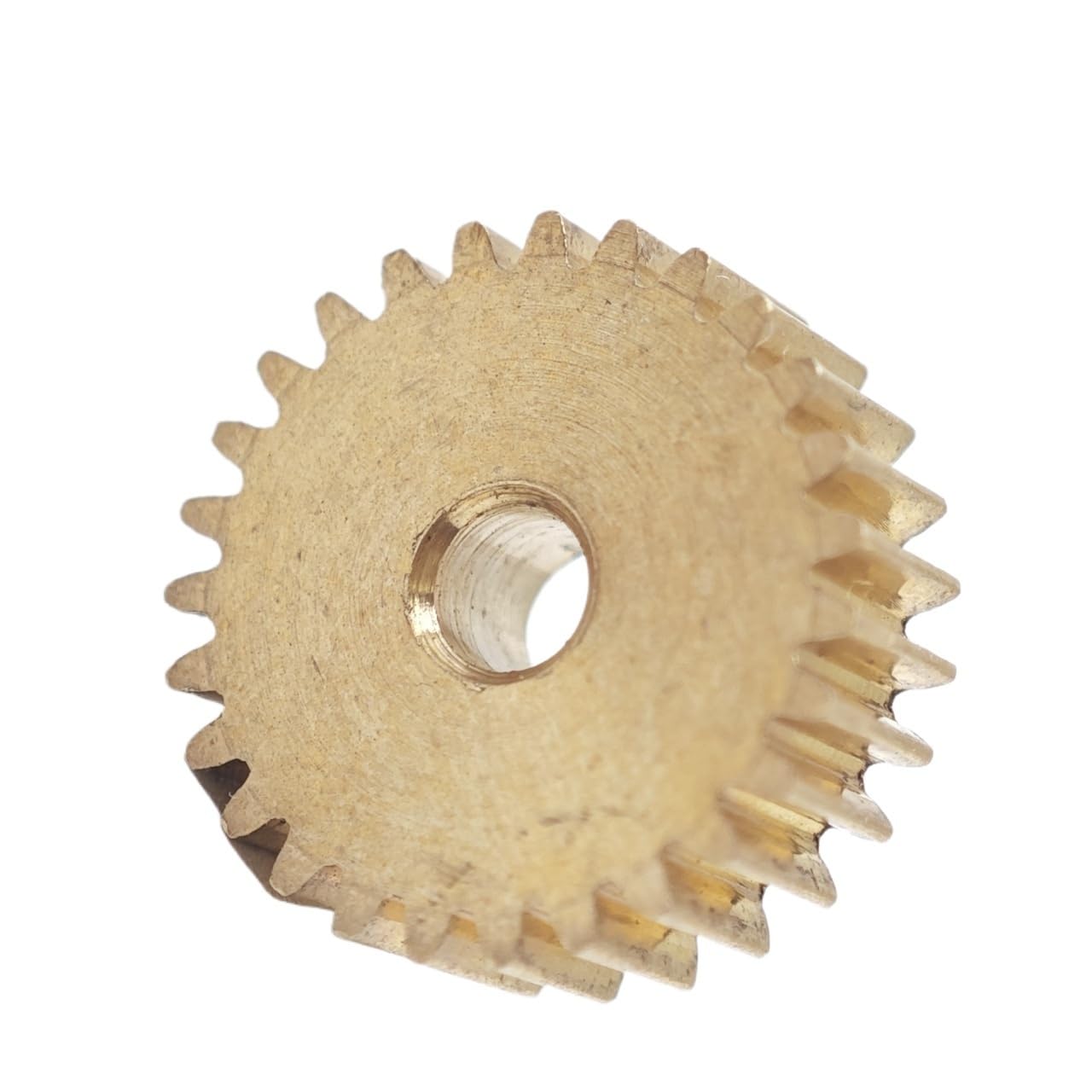 Engrenage cylindrique en laiton 0,6M 115T, module 0,6, 115 dents, denture droite, pignon de 5 mm d'épaisseur Mécanique(3.17mm bore)