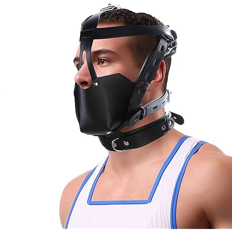 MFMYEE Bondage Mask With Gag Ball Hood: The Ultimate Pleasure Enhancer