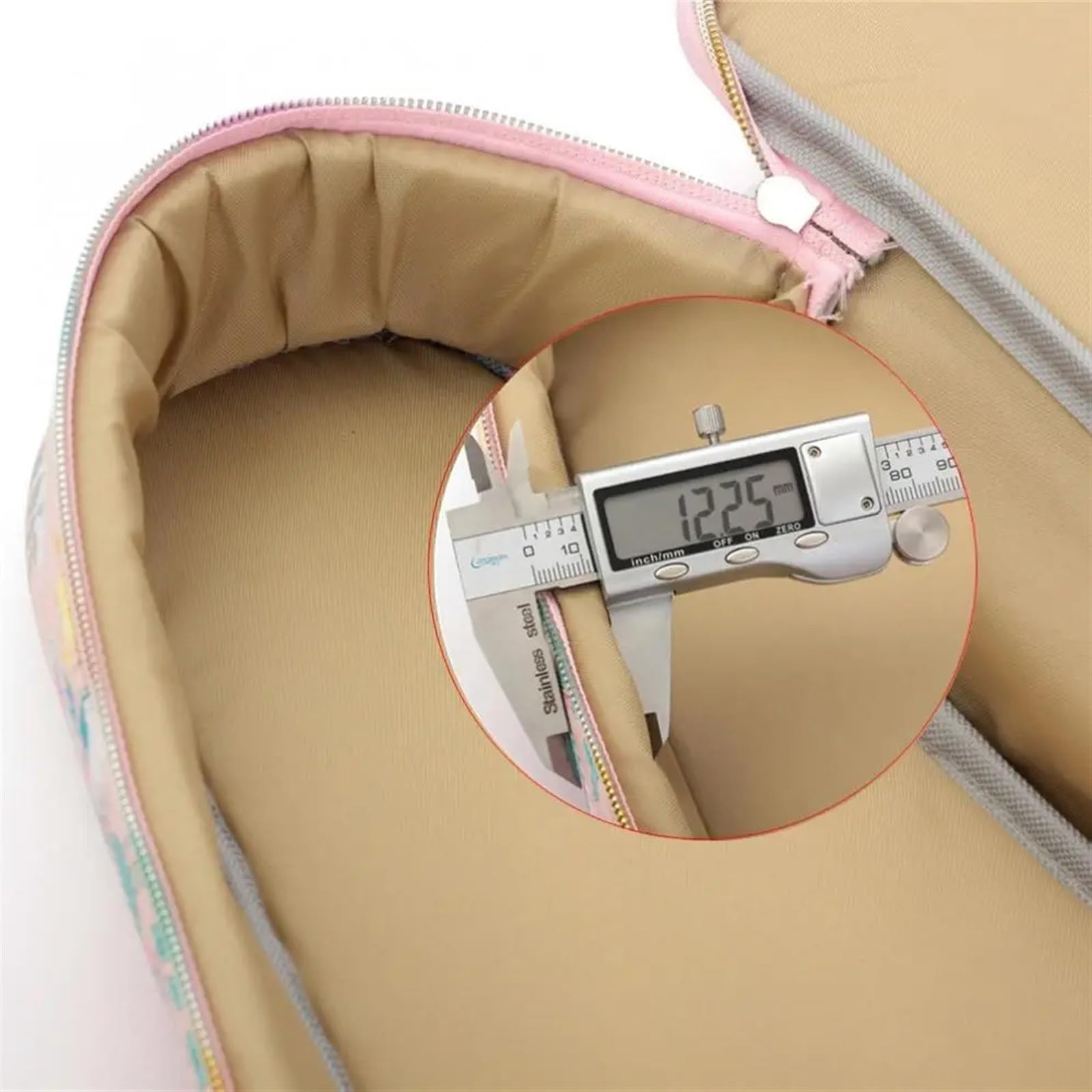 Custodia Chitarra Acustica Borsa for ukulele da 21 pollici stampata a fiori | Ukulele imbottito in morbido cotone impermeabile da 12 mm(23 inch)