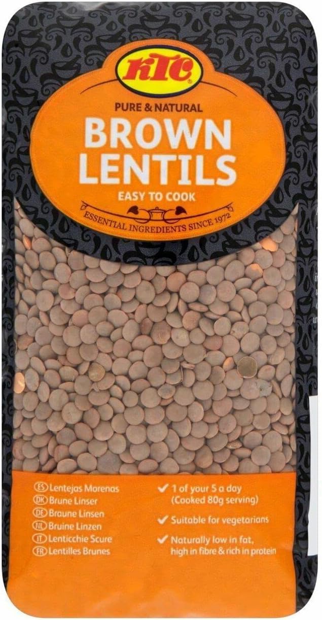 KTC Brown Lentils, 1kg