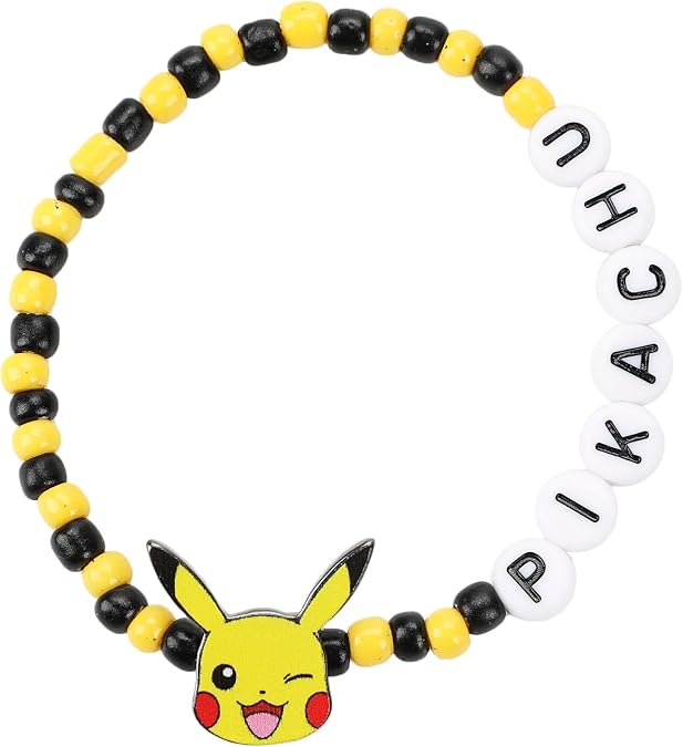 Bioworld Pokemon Characters 5-Piece Stretchy Beaded Bracelet Set