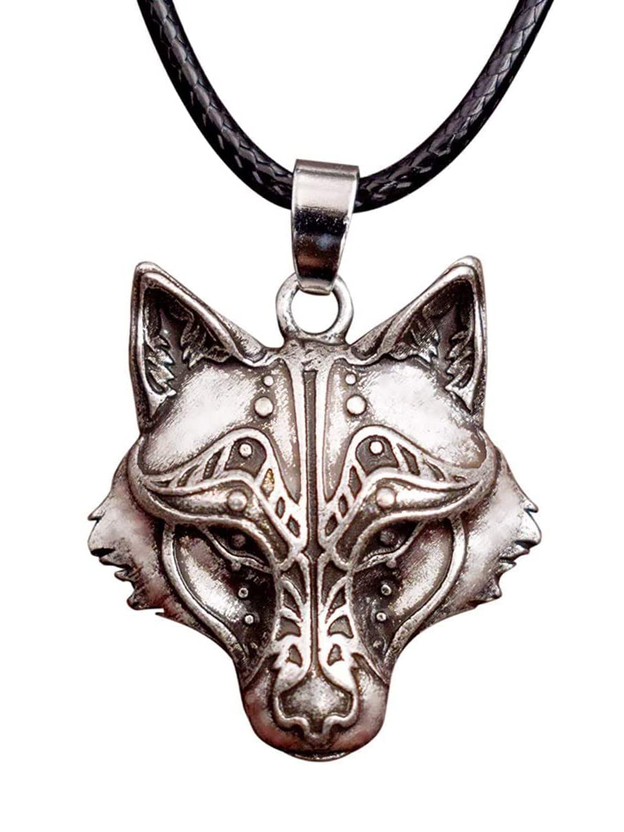 Buy HAQUIL Wolf Necklace for Men and 