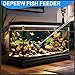 Depeew 50ml Aquarium Coral Fish Feeder, 27.7IN Extra Long Turkey Baster for Aquarium Siphon for Fish Tank Water Changer, Aquarium Cleaning Tools, Blue