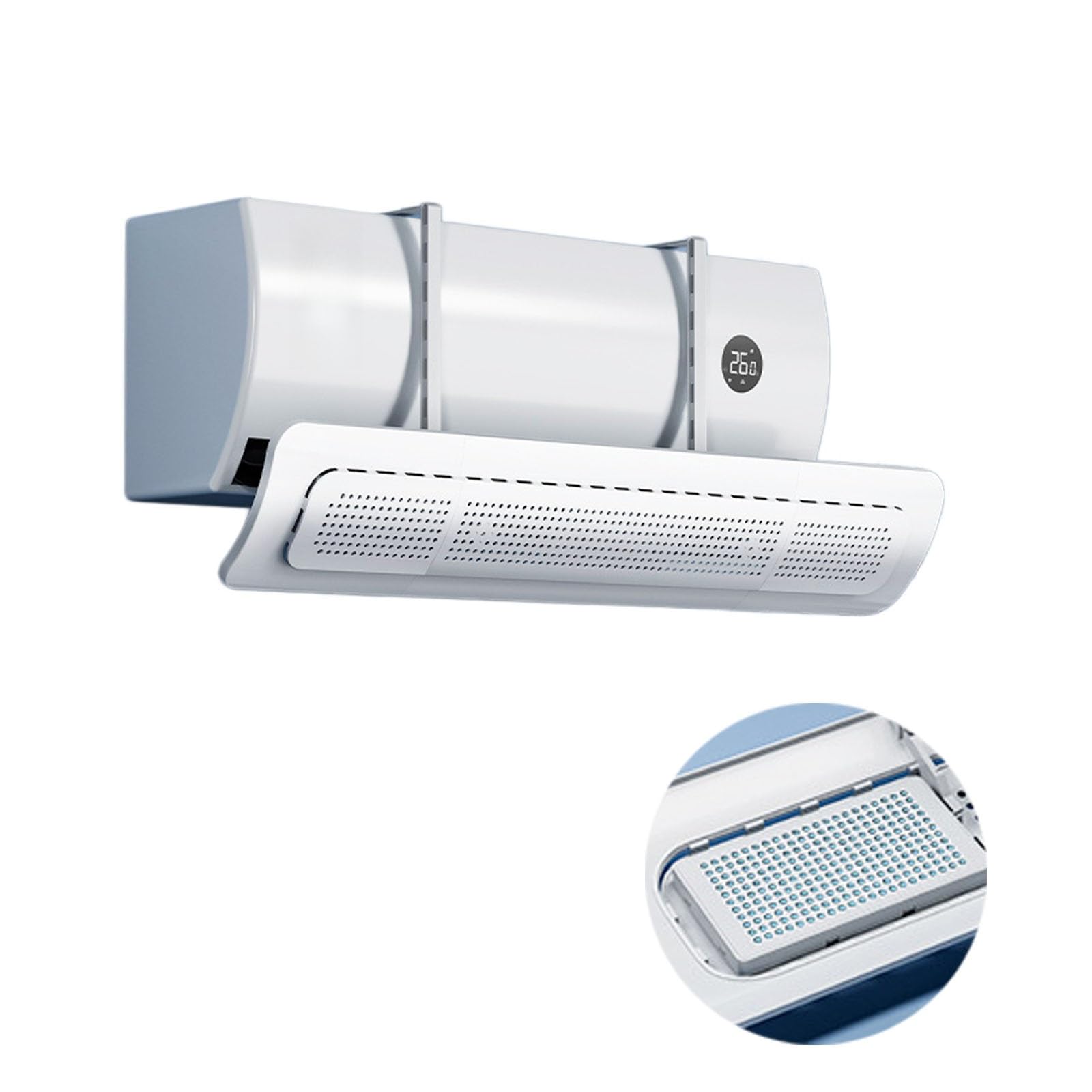 CQXAPJT Air Conditioner Deflector,Anti-Direct Blowing Foldable