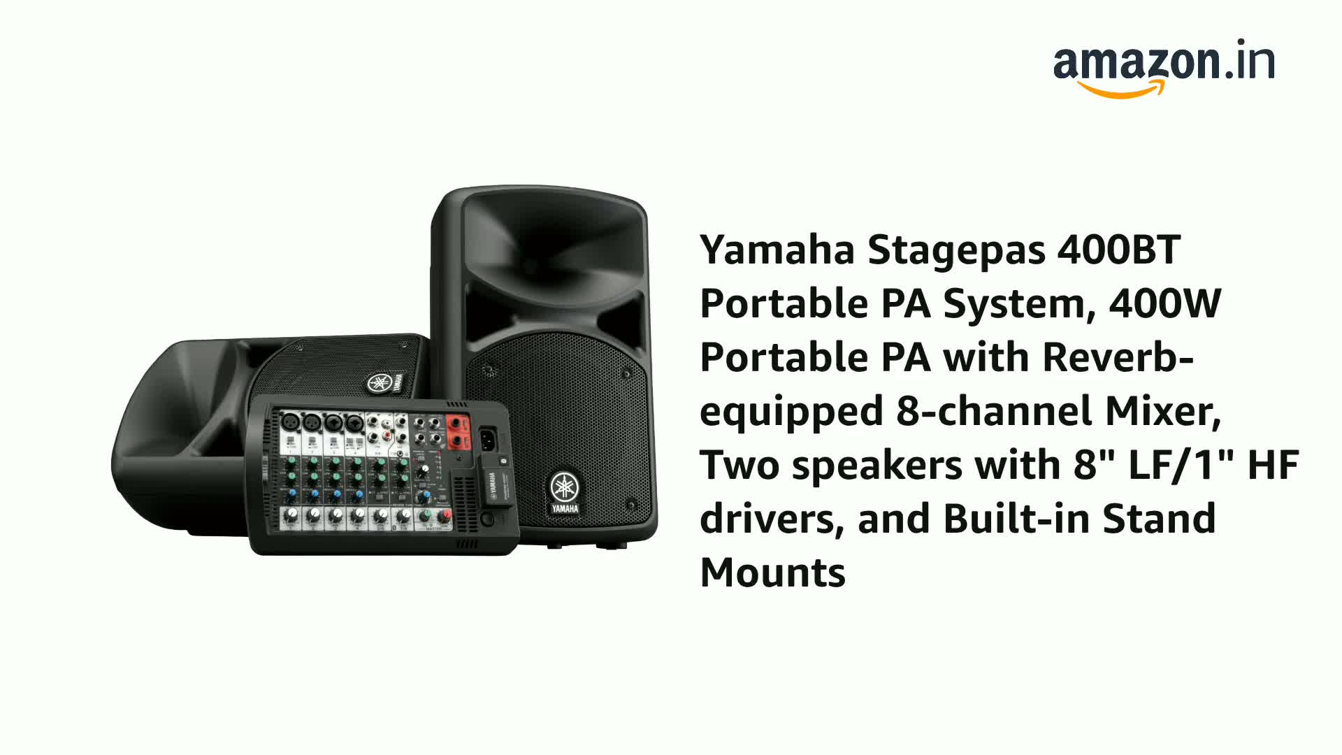 YAMAHA スピーカー（STAGEPAS 400i用 400S） ミキサーなし 楽天市場】yamaha stagepas 400iの通販