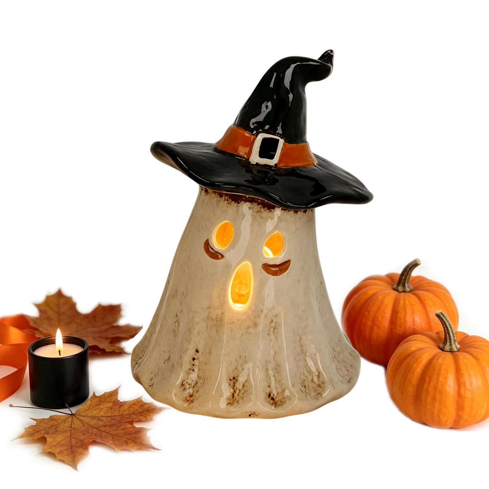 Fantasma con luz para mesas que llena de calidez y sonrisas tu hogar en Halloween