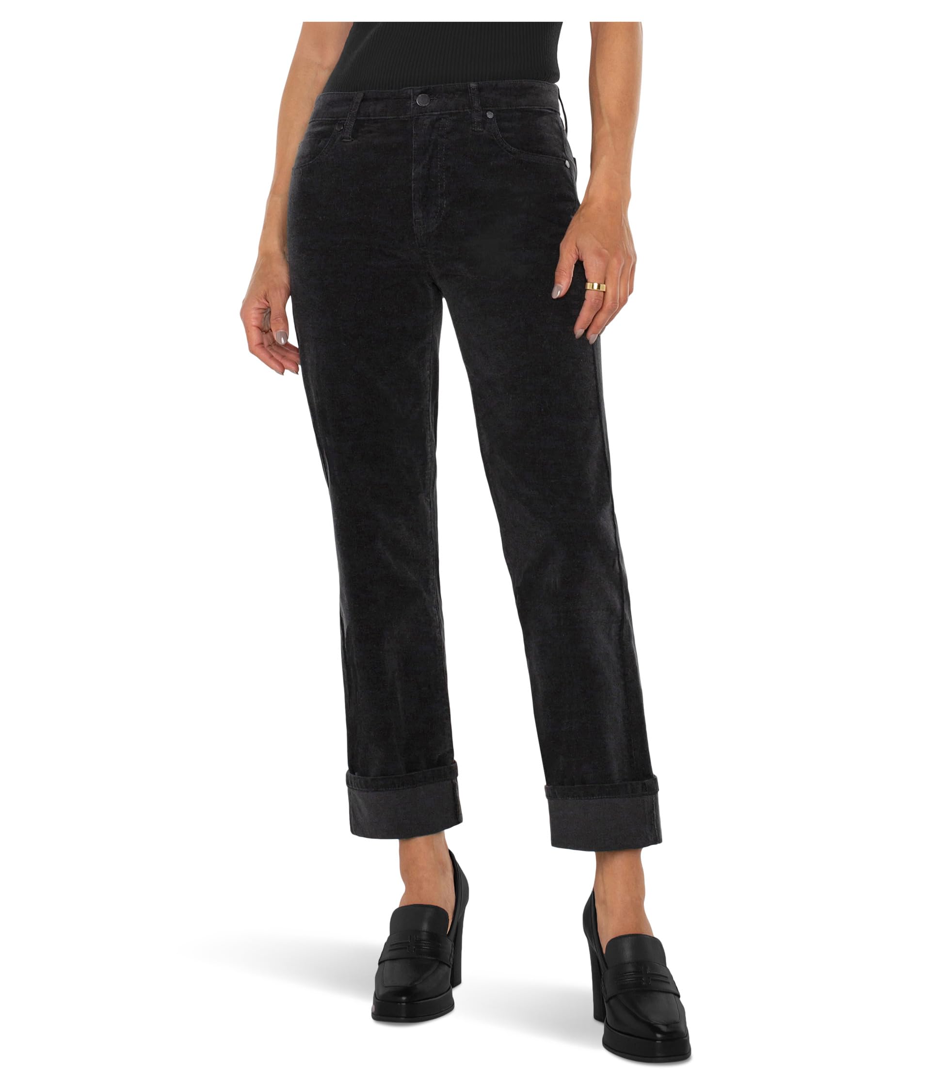 Liverpool Womens Corduroy Marley Girlfriend Cuffed Pants