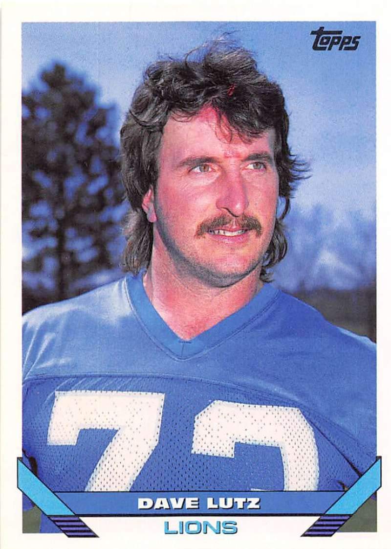 Amazon.com: 1993 Topps Football #479 David Lutz Detroit Lions
