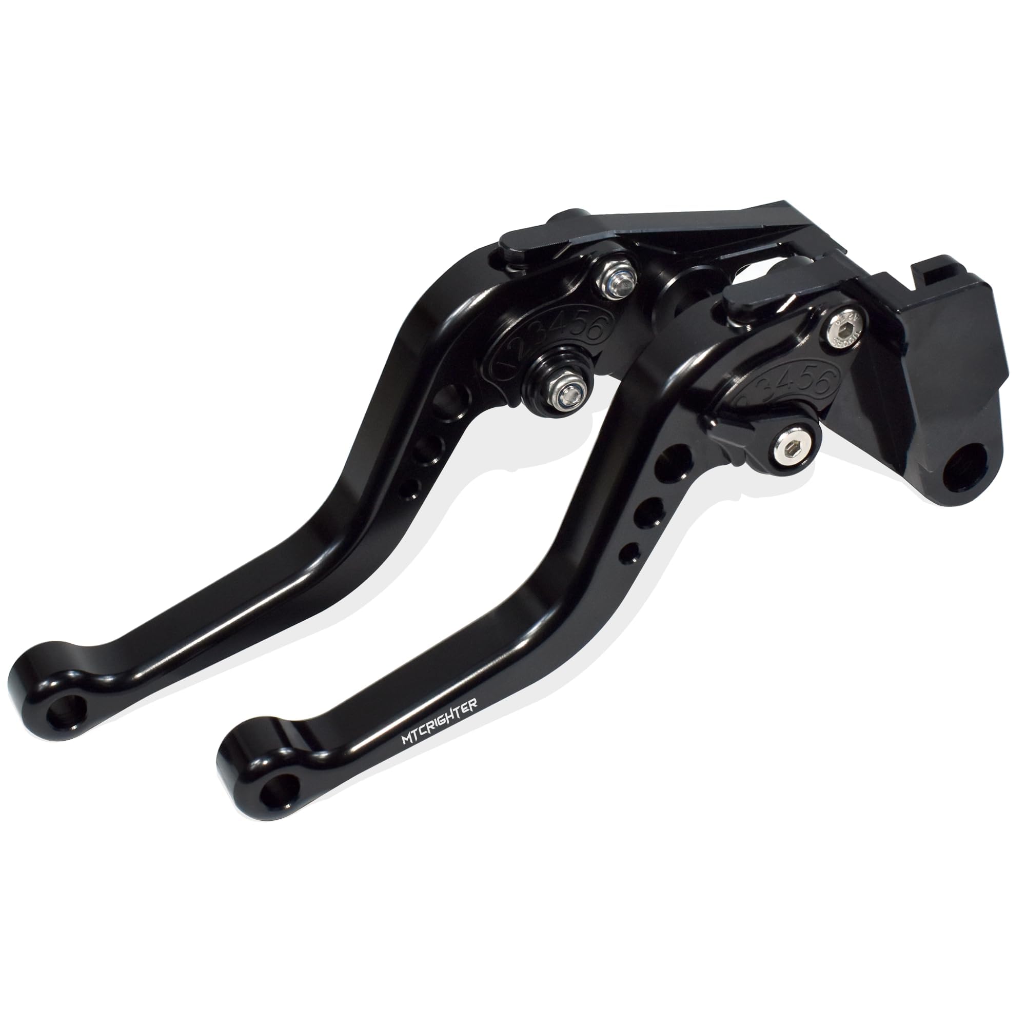 R-timer 2Pcs Brake Clutch Levers for Yamaha R3 R25 MT-03 MT-25 2015-2024, Motorbike Adjustable Handlebar Levers Pair for Sports Performance