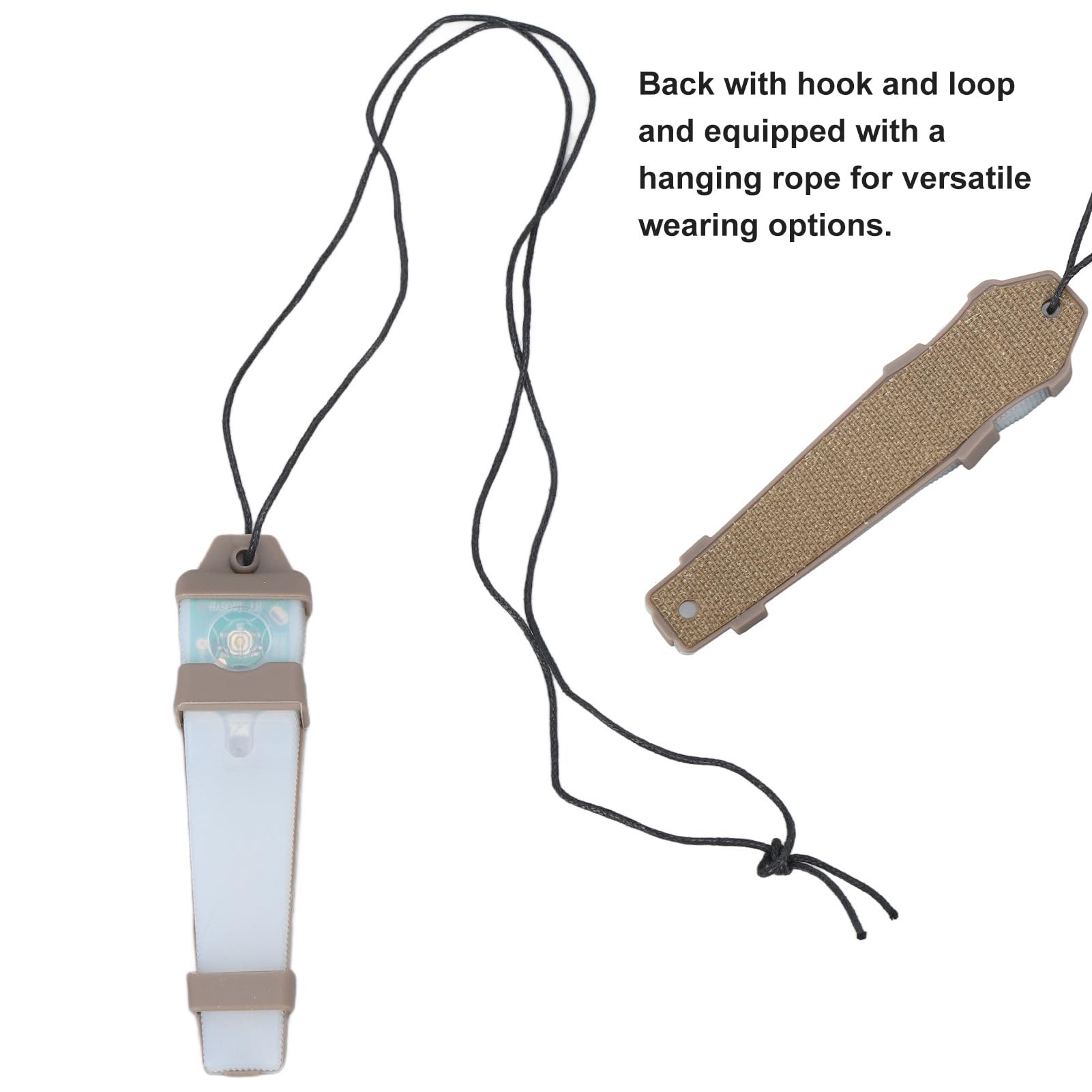 Lampe Stroboscope Casque Tbest - LED Clignotante Étanche - Pour Chasse, Randonnée, Vélo - Silicone
