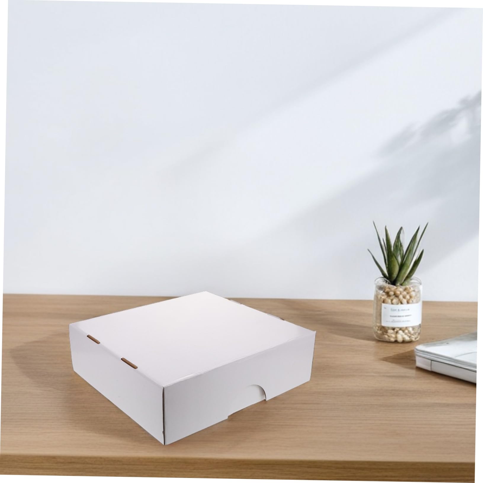 Toyvian Scatola Portacarte Collezionabili Pieghevole in Carta Bianco, Card Box con Divisori e Scomparti Multipli, per Organizzare Carte da Gioco, Salvaspazio