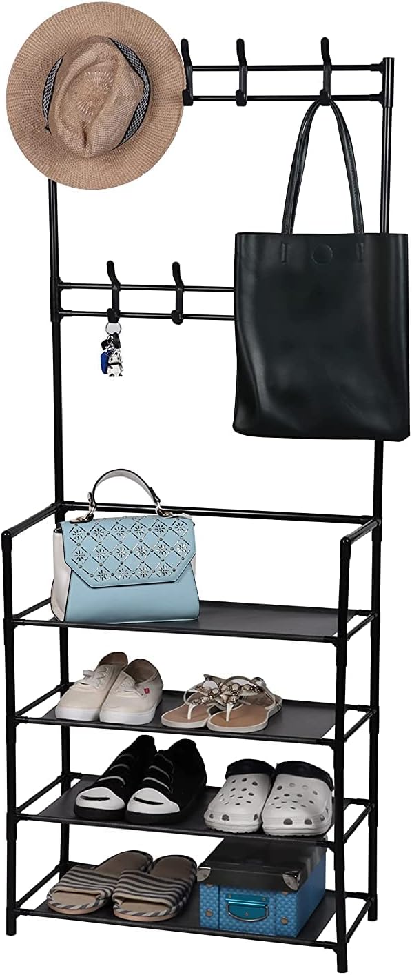 – HOMEPRO Better Value for Better Living Premium Multifunctional Storage Rack - Versatile, Durable, Space-Saving, and Stylish Organizer Shelf Shoe Rack Every Room in Your Home 60x25x150cm