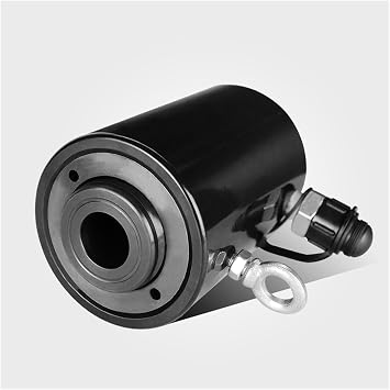 Hydraulic Tools, 20Ton 50mm Hydraulic Hollow Plunger Jack Hollow Plunger Hydraulic Hollow CylinderWith QQ-700 Foot